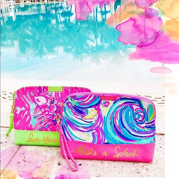Lilly Pulitzer Bohemian Beach Pouch Never Been Betta